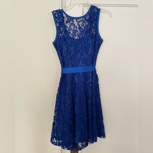 Blue Lace Dress